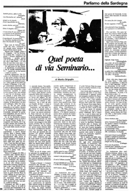 Page 1 Parliamo della Sardegna firr&agrave;l`fll gi`iiar n, affari