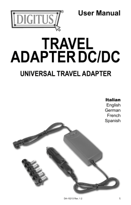 TRAVEL ADAPTER DC/DC
