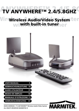 TV ANYWHERE&trade; 2.4/5.8GHz