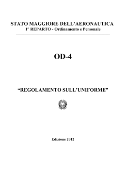 od-4 - edizione 2012 - Ministero della Difesa