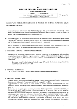COMUNE DI SANTA MARGHERITA LIGURE