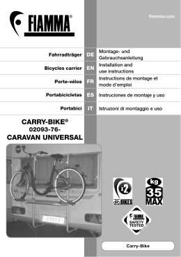 carry-bike® caravan universal
