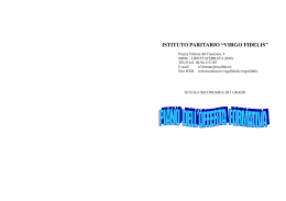ISTITUTO PARITARIO &ldquo;VIRGO FIDELIS&rdquo;
