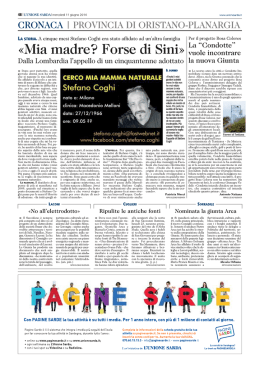 Mia madre? Forse di Sini - Borghi Autentici d`Italia