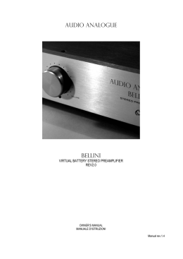 Manuale - Hi-Fi Di Prinzio
