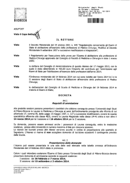 Universita` degli Studi - University of Milano