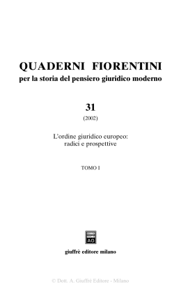 Volume completo - Centro Studi per la Storia del Pensiero Giuridico