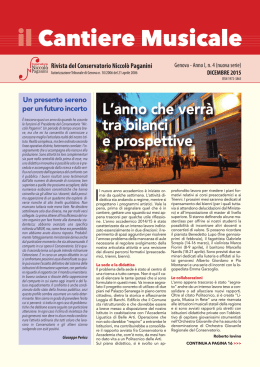 Il Cantiere Musicale n. 4