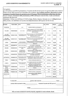 LICEO SCIENTIFICO SAN BENEDETTO