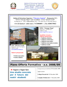 Piano Offerta Formativa - as 2008/09