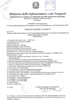 Scarica il certificato - Vendita Cerchi in lega e cerchi in ferro