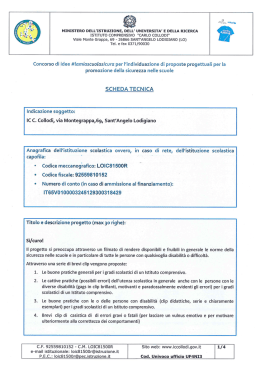 ministero dell`istruzione, dell` universita` e della ricerca istituto
