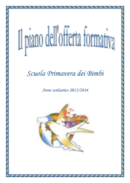 Scuola Primavera dei B Scuola Primavera dei Bimbi