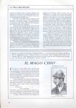 30 IL MAGO CHIO` Mario Foresi