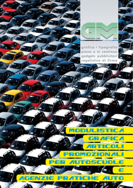 modulistica grafica articoli promozionali per autoscuole e agenzie