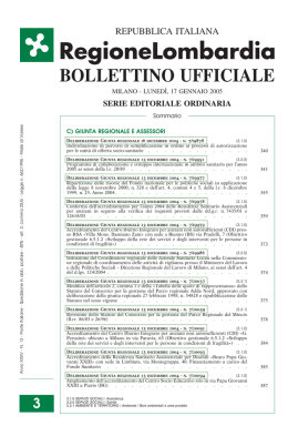 Linee guida per il riordino e l`orientamento dei servizi dedicati