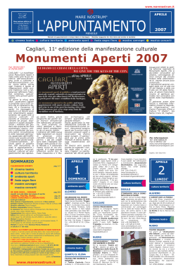 Monumenti Aperti 2007
