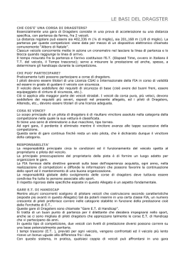 LE BASI DEL DRAGSTER
