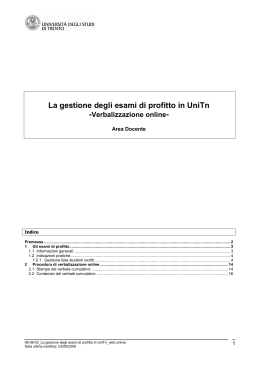 06-08-03_La gestione degli esami di profitto in UniTn_verb online