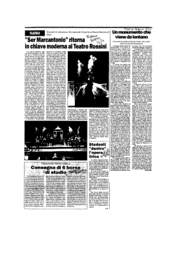 15 aprile 2000 - Rassegna Stampa