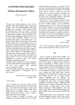 "Il fiasco del maestro Chieco"