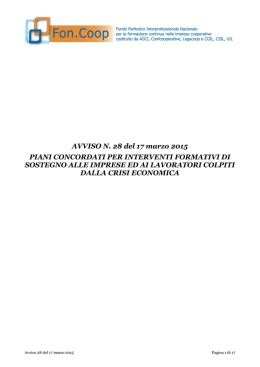 Avviso 28 crisi del 17marzo2013 def