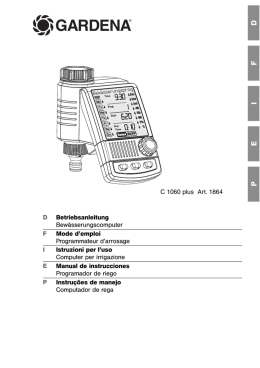 manuale d`uso - VERDE SABINA SRL