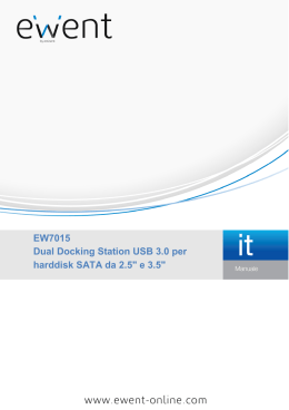 EW7015 Dual Docking Station USB 3.0 per harddisk