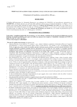 Senza titolo - Aste Giudiziarie Salerno