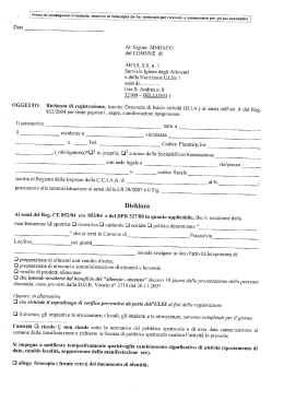 del COMUNE di - Comune di Longarone