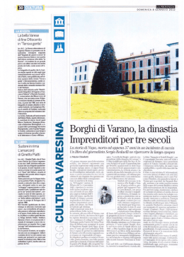 La bella Varese di fine Ottocento in "Terra e gente"