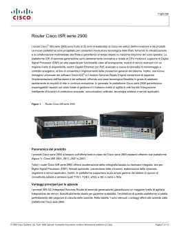 Router Cisco ISR serie 2900