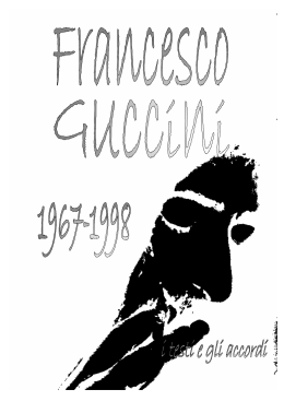 Francesco Guccini 1967 - 1998 1