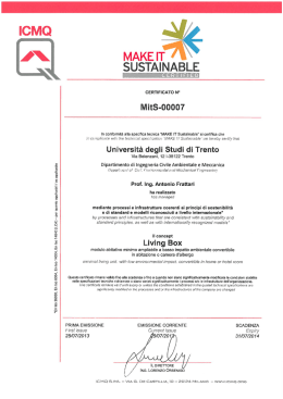 visualizza il certificato