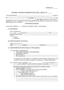 Scheda tecnica-descrittiva - Azienda Servizi alla Persona Ravenna