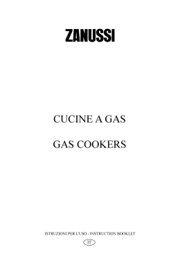 CUCINE A GAS GAS COOKERS