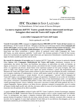 Il programma dettagliato