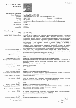 Europass - Istituto Magistrale "M. Immacolata"
