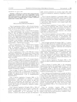 DM 10 agosto 2007 - Metrologia legale