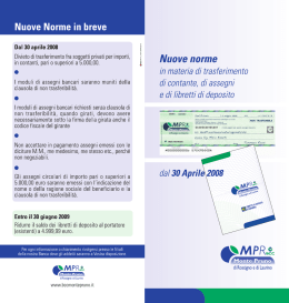 Nuove Norme in breve