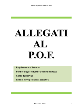 REGOLAMENTI ALLEGATI AL POF a.s.2014