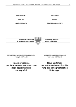 Nuove procedure per il trattamento automatizzato degli