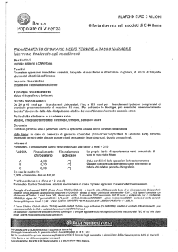 Convenzione Banca Popolare Vicenza