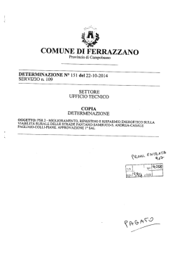 File 1° sal da trasmettere al geom Fazio