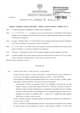 Decreto n. 4068/ del 20.02.2013