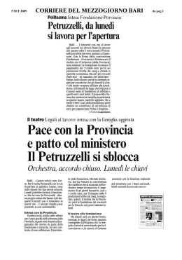 Stampa Rassegna (29 pagine)