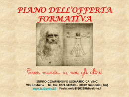 Piano Offerta Formativa a.s. 2013/14