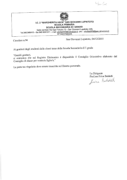 LC. 2 &ldquo;MARGHERITA HACK&rdquo; SAN GIOVANNI LUPATOTO SCUOLA