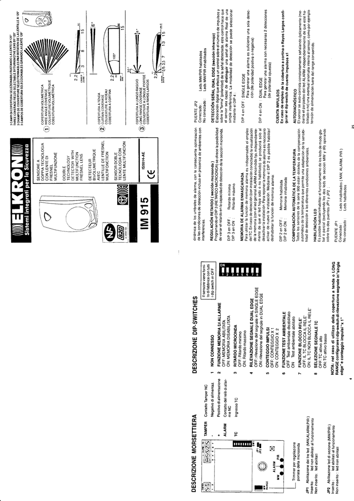 Elkron Rilevatore Im915