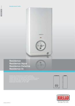Scheda tecnica Residence ext